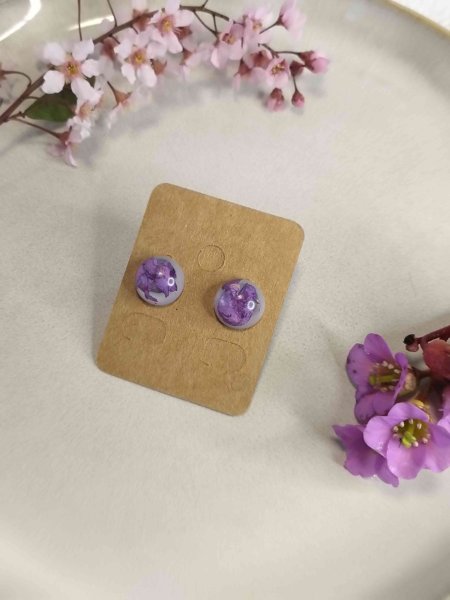 Product image of  Nappi korvakorut aidolla kukalla