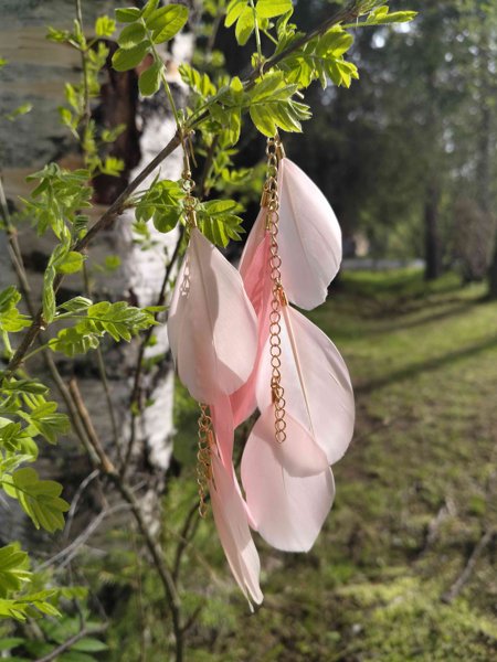 Product image of  Vaalean punainen unelma -korvakorut