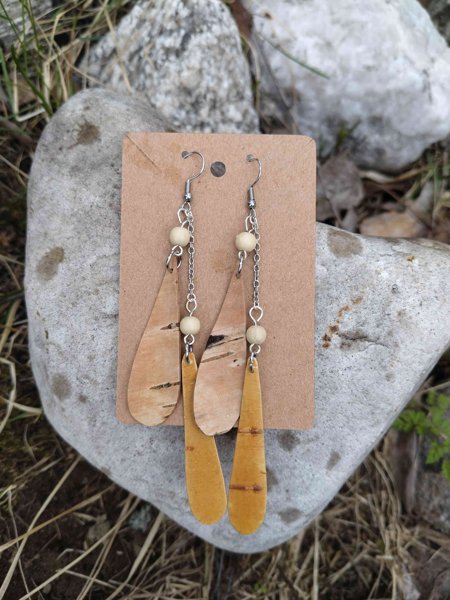 Product image of Yötön yö koivu tuohi -korvakorut