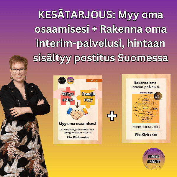 Product image of  KESÄTARJOUS kirjapaketti postituksen kanssa