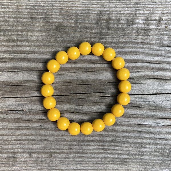 Product image of Tyyni rannekoru keltainen