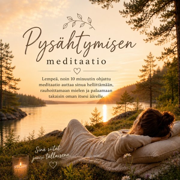 Product image of  PYSÄHTYMISEN MEDITAATIO