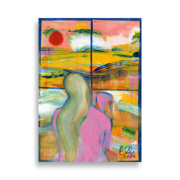 Product image of  Taideprintti: Ikkuna-Kahvi | Art Print: Window-Coffee | 50x70