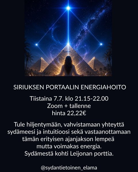 Product image of  SIRIUKSEN PORTAALIN -  ENERGIAHOITO
