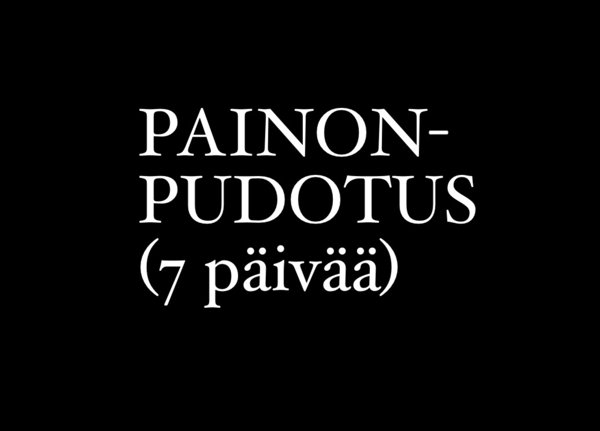 Product image of  PAINONPUDOTUS (7päivää)