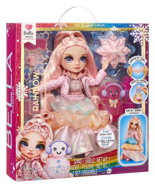 Product image of Rainbow High Winter Wonderland Doll- Pink