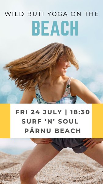 Product image of Wild Buti Yoga on the Beach PÄRNU - EARLY BIRD