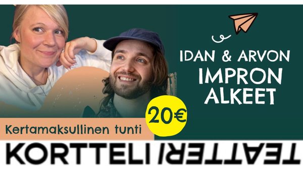 Product image of  Idan ja Arvon impron alkeet ma 18:30-20:00