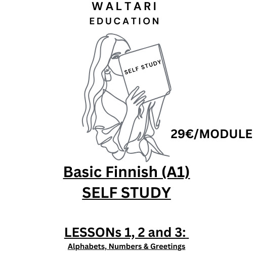 Product image of BASIC FINNISH (A1)- Self Study, MODULE 1 (Lessons 1, 2 and 3)