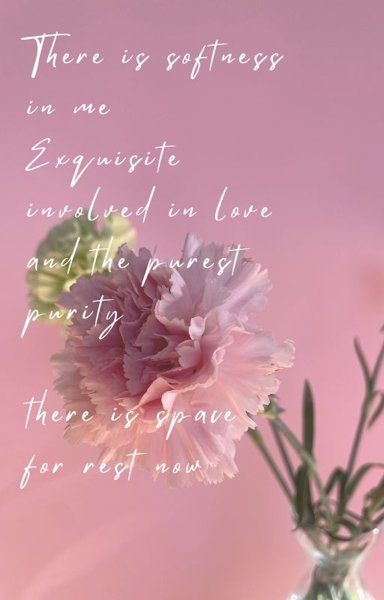 Product image of  SOFTNESS, Poetry Print, Digital (Tulostettava)