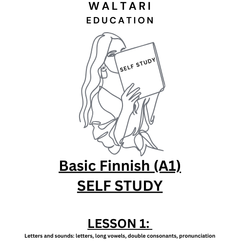 Product image of Basic Finnish, Self-Study -LESSON 1: Alphabet & pronunciation