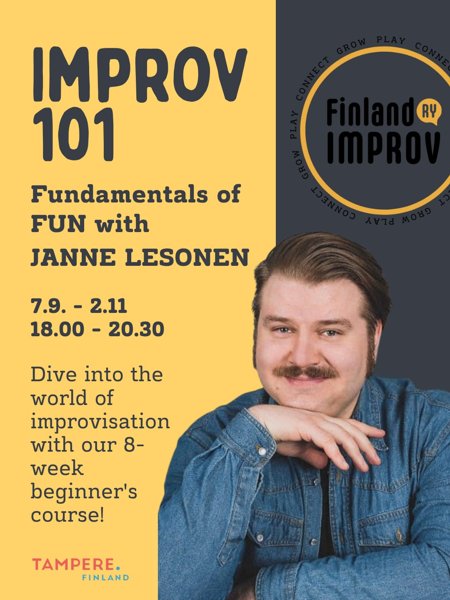 Product image of  IMPROV 101 - The Fundamentals of Fun w/ Janne Lesonen