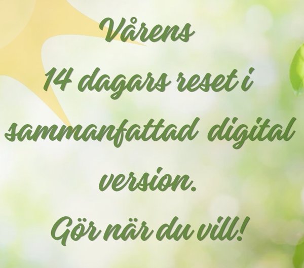 Product image of Sammanfattad version av 14-dagars reset våren 2026