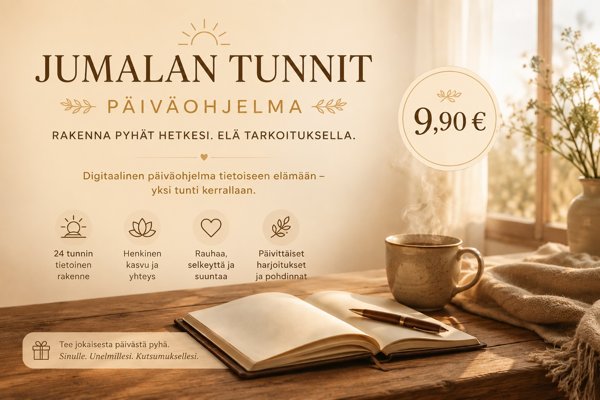 Product image of Jumalan tunnit – Herää luovuuteen ja elämänvirtaan päiväohjelma