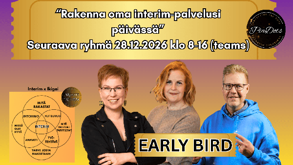 Product image of Very Early Bird: Rakenna oma interim-palvelusi päivässä 28.12.