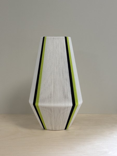 Product image of  Vera-lampunvarjostin – White/L. Green/Black (Pendant lampshade)
