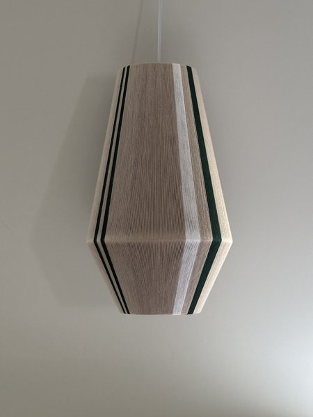Product image of  Vera-lampunvarjostin – Beige/Green/White (Pendant lampshade)