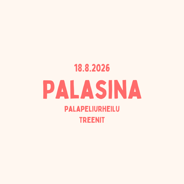 Product image of  Palapeliurheilutreenit 18.8.