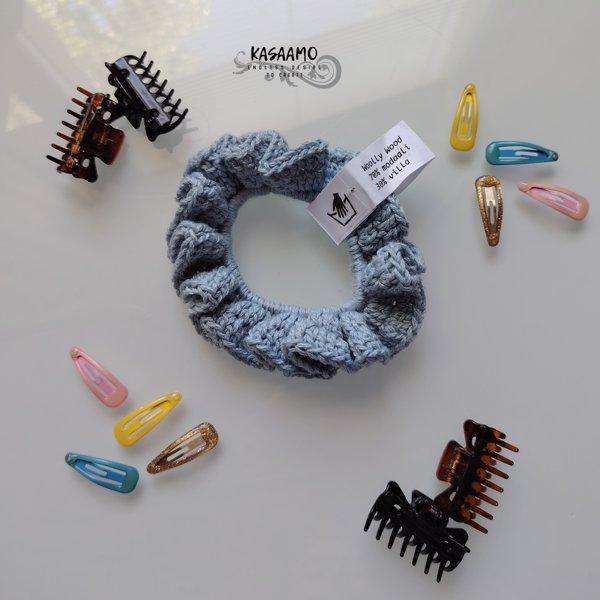 Product image of Virkattu Donitsi -vaaleansininen