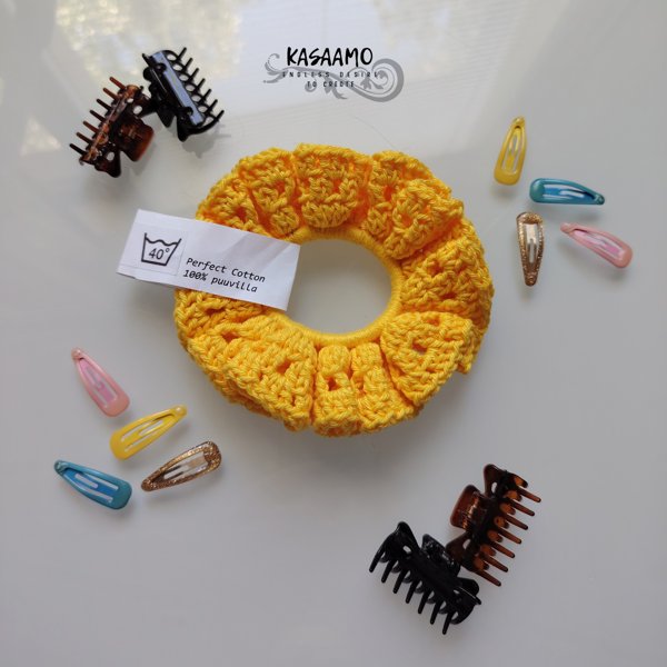 Product image of Virkattu Donitsi -keltainen