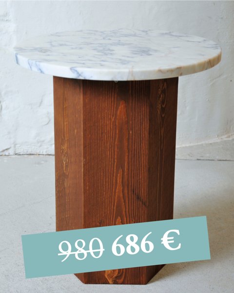 Product image of Marble Recycled Wood sofatable
