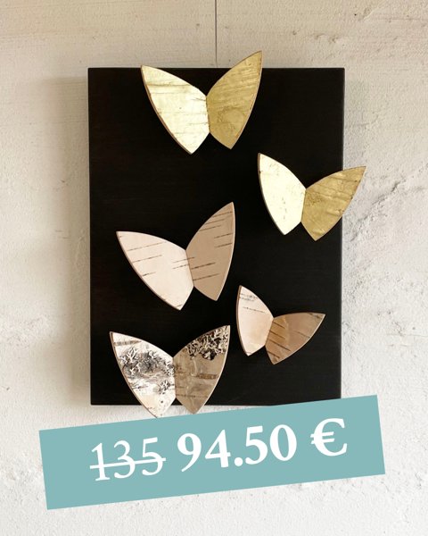 Product image of  Vapaus Birch Bark Wall Installation S2