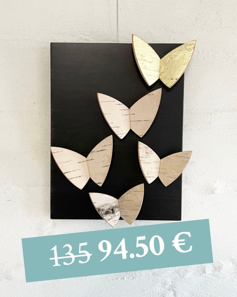 Product image of  Vapaus Birch Bark Wall Installation S3