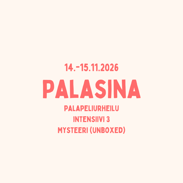 Product image of  14.-15.11. Palapeliurheiluintensiivi 3: Mysteeri (unboxed)