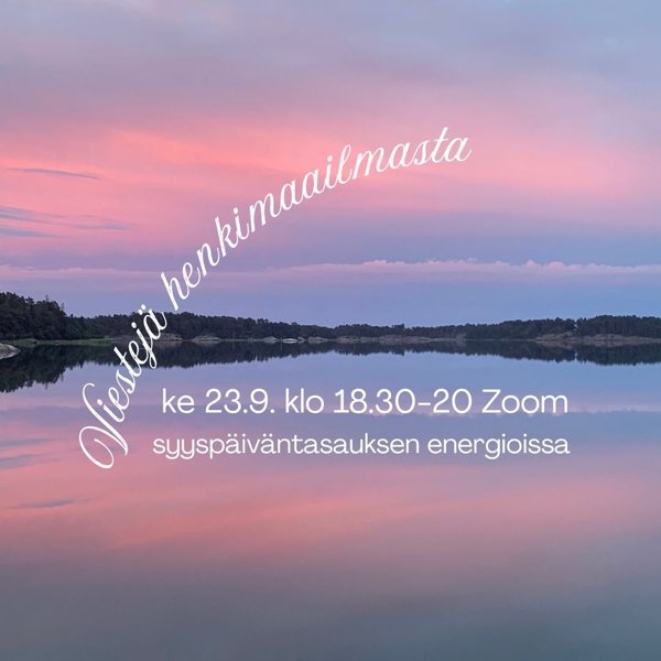 Product image of  Meediotilaisuus Zoomissa,  ke 23.9. klo 18.30-20