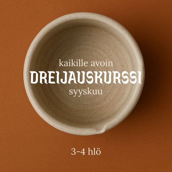 Product image of Kaikille avoin dreijauskurssi - syyskuu