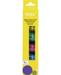 Product image of  MEC ASKARTELUVÄRI HELMIÄINEN 6 X 25ML