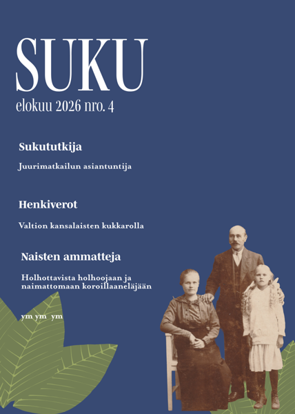 Product image of  SUKU -lehti elokuu 2026