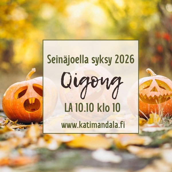 Product image of  1 x Qigong tunti Seinäjoki, LA 10.10 klo 10-11:30