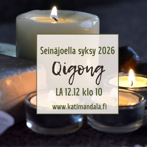 Product image of  1 x Qigong tunti Seinäjoki, LA 12.12 klo 10-11:30