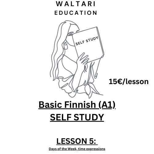 Product image of Basic Finnish,Self-Study -LESSON 5: Days of the week