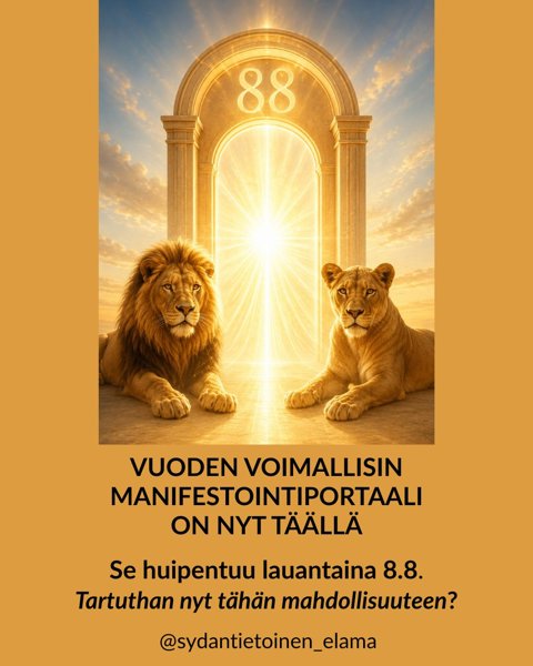 Product image of  LEIJONANPORTTI ENERGIAHOITO  8.8.  TALLENNE
