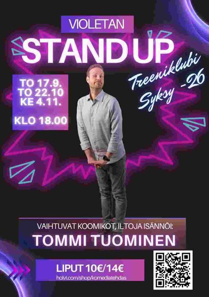 Product image of Violetan Stand Up -ilta ke 4.11.26