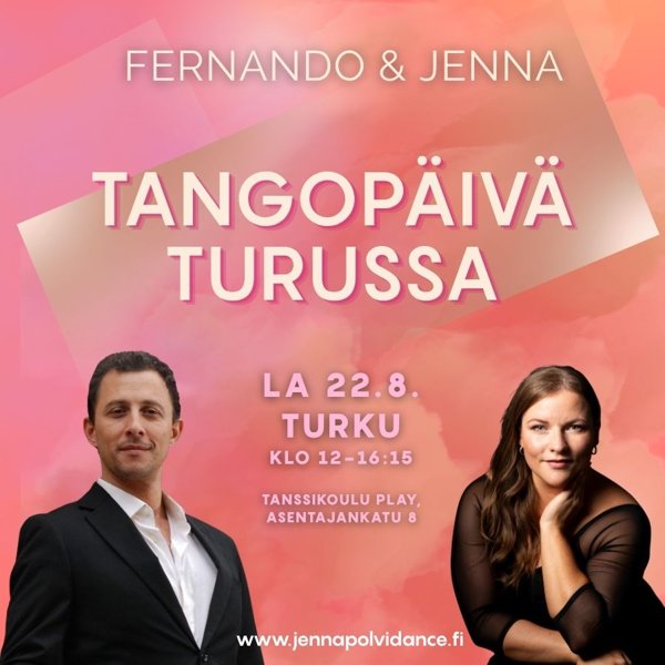 Product image of Tangopäivä Turussa la 22.8. EARLY BIRD