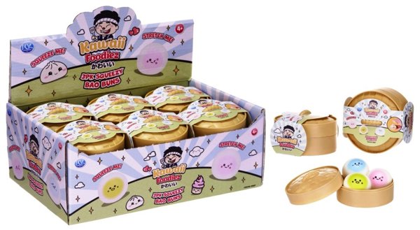 Product image of  KAWAII FOODIEZ SQUISHY DUMPLINGS 3-PACK