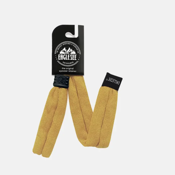 Product image of simple yellow cotton Eyewear Strap | Adjustable Glasses Holder