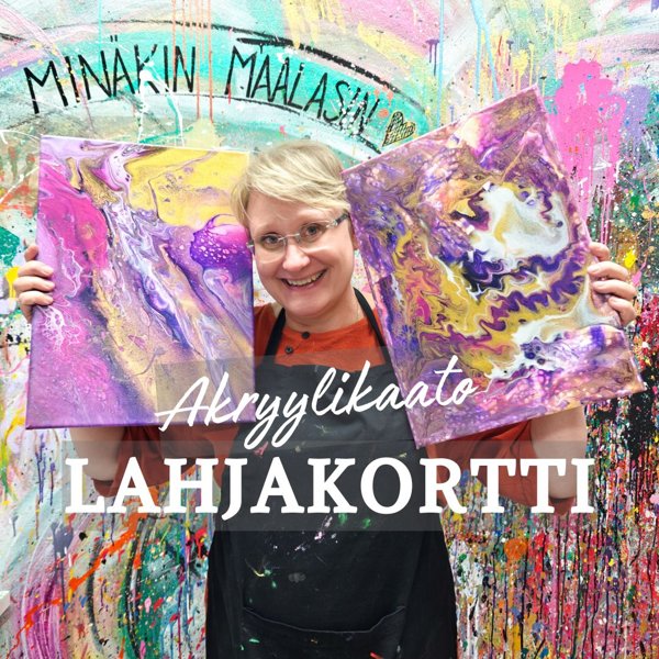 Product image of Akryylikaato - taidepaja LAHJAKORTTI yhdelle