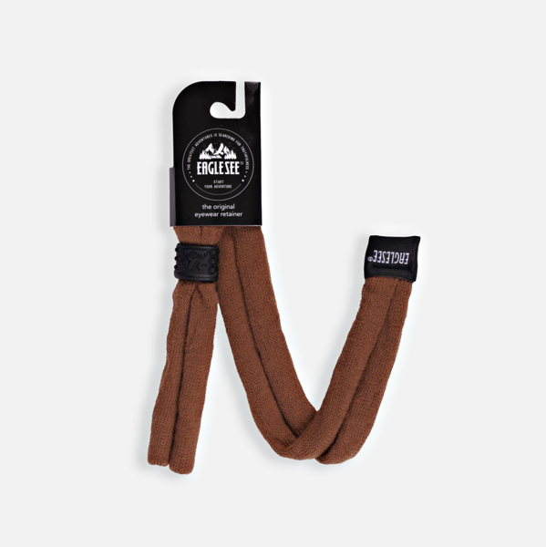 Product image of Simple Dark Brown Cotton Eyewear Strap | Adjustable
