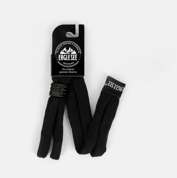 Product image of simple black cotton Eyewear Strap | Adjustable Glasses Holder