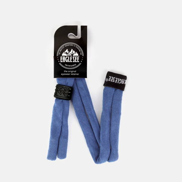Product image of simple Blue cotton Eyewear Strap | Adjustable Glasses Holder