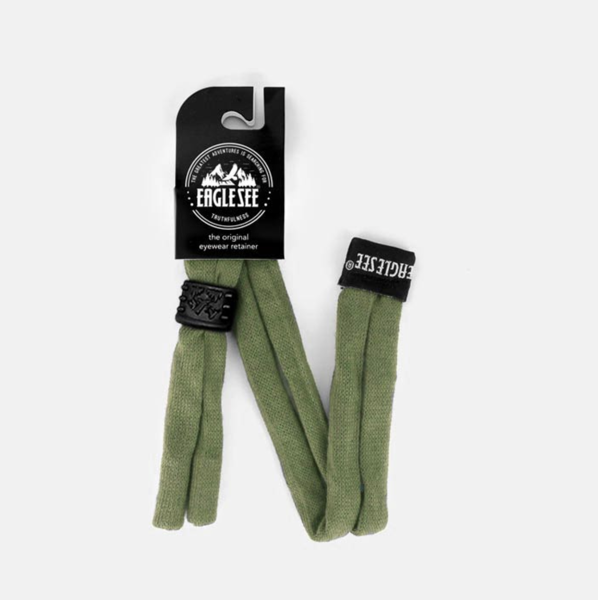 Product image of simple Olive Green cotton Eyewear Strap | Adjustable