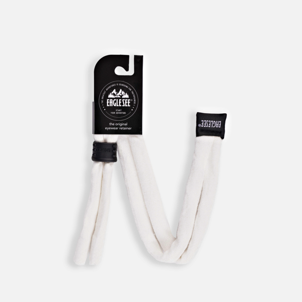 Product image of Simple White Cotton Eyewear Strap | Adjustable Glasses Holder
