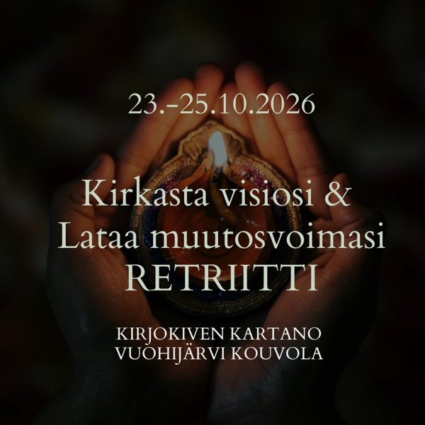 Product image of Kirkasta visiosi ja Lataa muutosvoimasi -VIP Varausmaksu