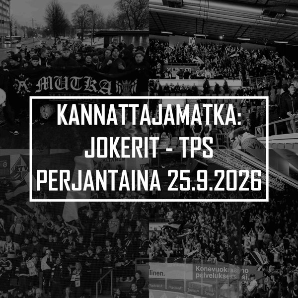 Product image of Kannattajamatka: Jokerit - TPS 25.9.2026