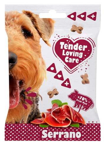 Product image of  Duvo+ TLC Soft Snack -serrano-kinkku 100g