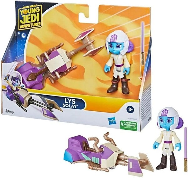 Product image of  Star Wars The Young Jedi Preschool Figure and vehicle Lys Solay